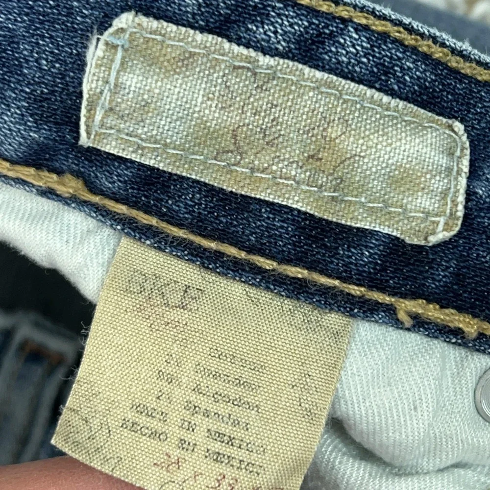 BKE Jeans Womens 29 Blue Bootcut Embroidered Pockets Medium Wash Denim‎ Western
